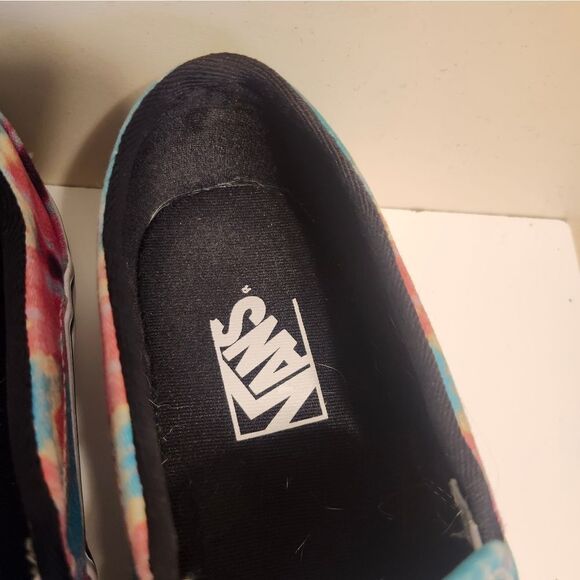 VANS "Asher Grateful Dead" Tie Dye Canvas Slip-On Sneakers Wmns 7.5/38 Ret $135 - Picture 4 of 6
